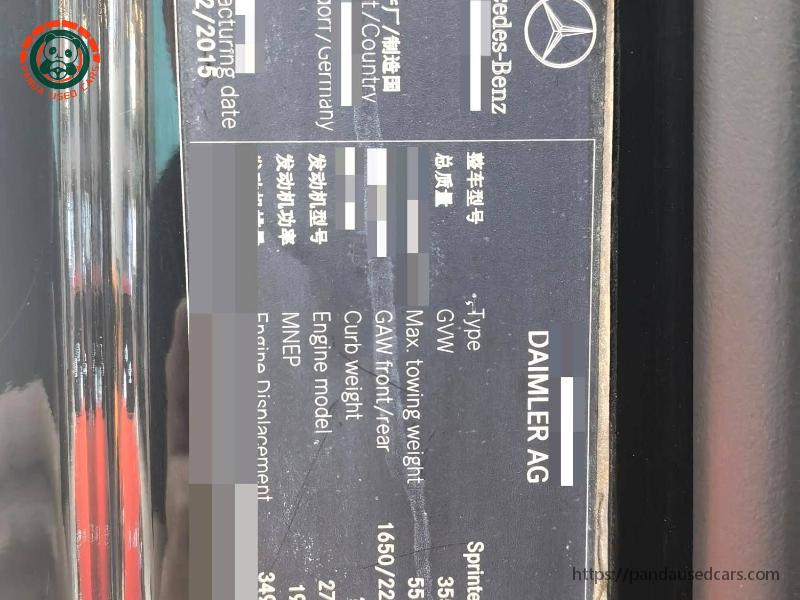 Mercedes-Benz Mercedes-Benz Sprinter (Imported) 2015 Sprinter 324 3.0T CDI US Version Automatic