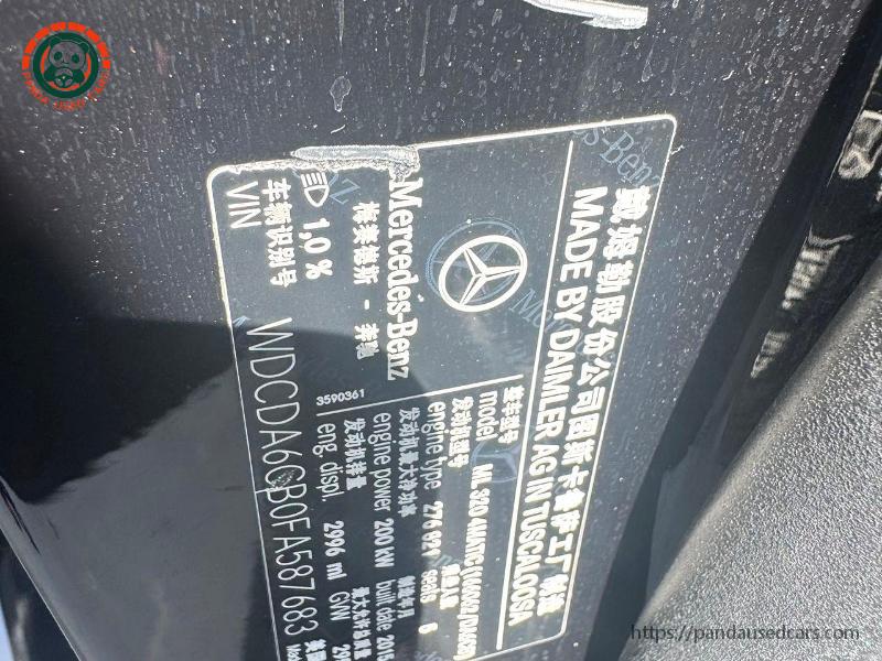 Mercedes-Benz Mercedes-Benz ML (Imported) 2015 ML 320 4MATIC 3.0T Automatic